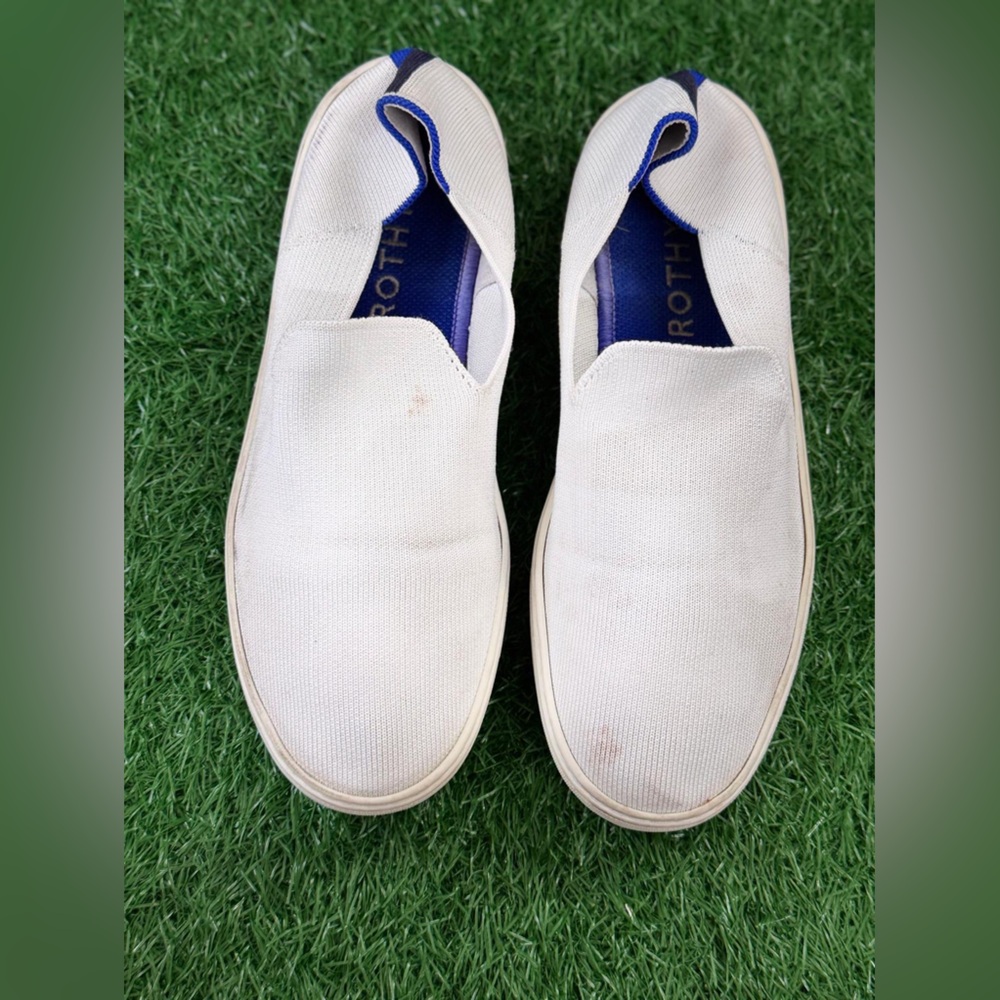 Rothy's White Loafers Slip-On Sneaker Shoes Size 8.5‎